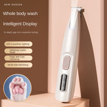Load image into Gallery viewer, Rechargeable pet paw trimmer with ergonomic handle